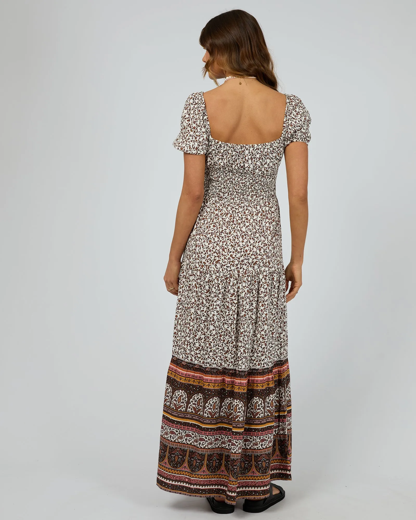 All About Eve Honey Floral Maxi Dress Print