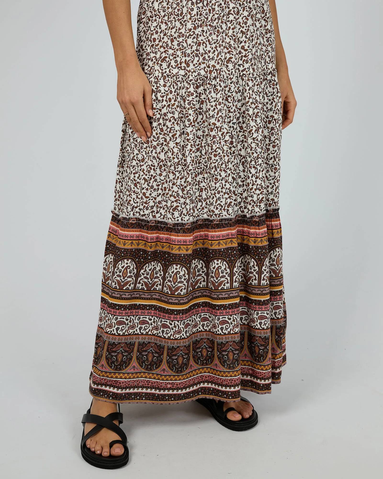 All About Eve Honey Floral Maxi Dress Print