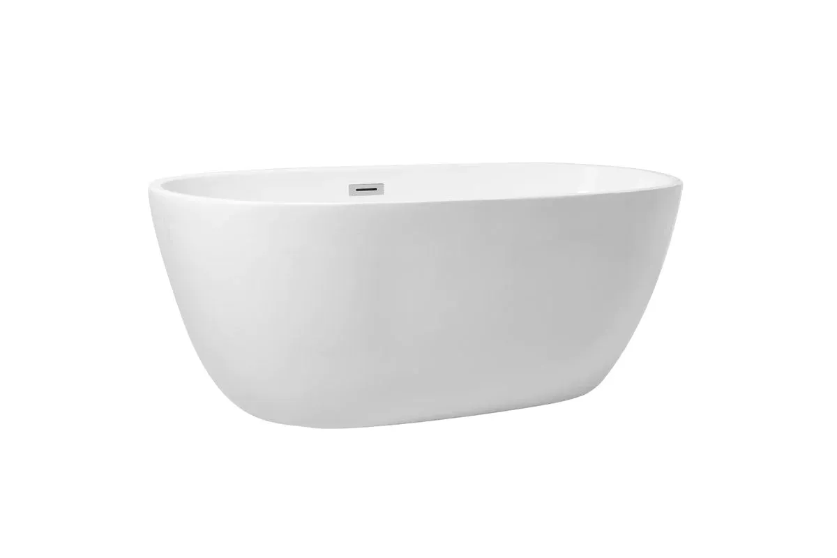 Allegra 59" Soaking Roll Top Bathtub