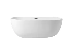 Allegra 67" Soaking Roll Top Bathtub