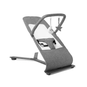 Alpine Deluxe Portable Bouncer - Charcoal Tweed