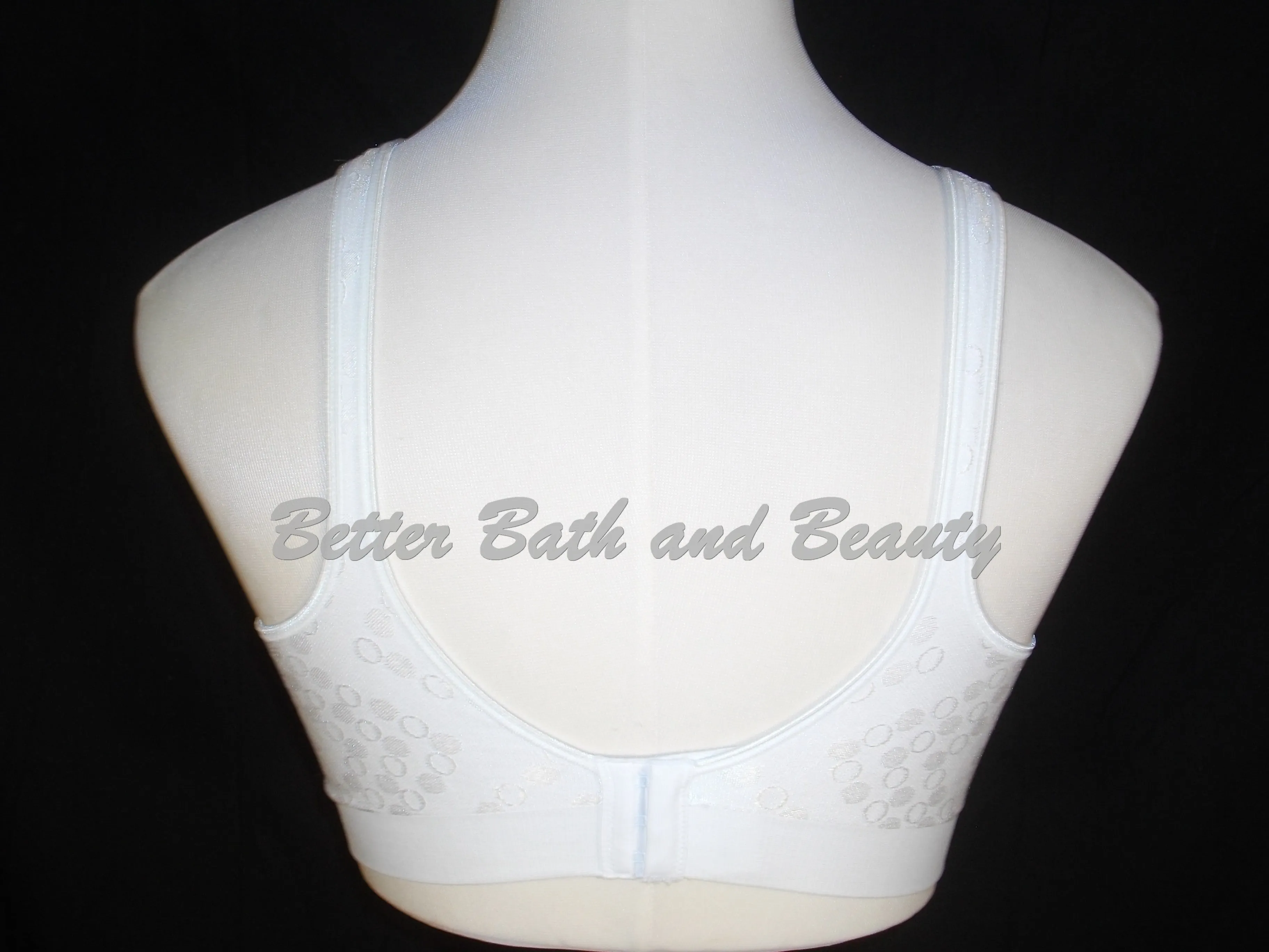 Bali 3488 Comfort Revolution Smart Sizes Wireless Bra SMALL White DOTS NWT