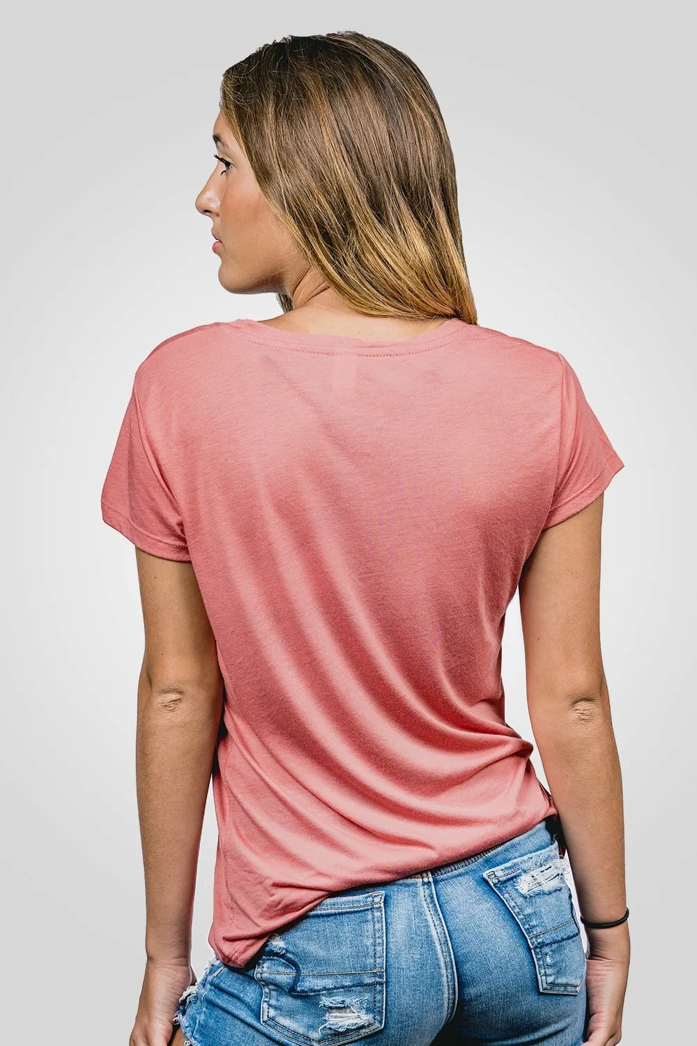 Basic - Women's Slouchy V-Neck