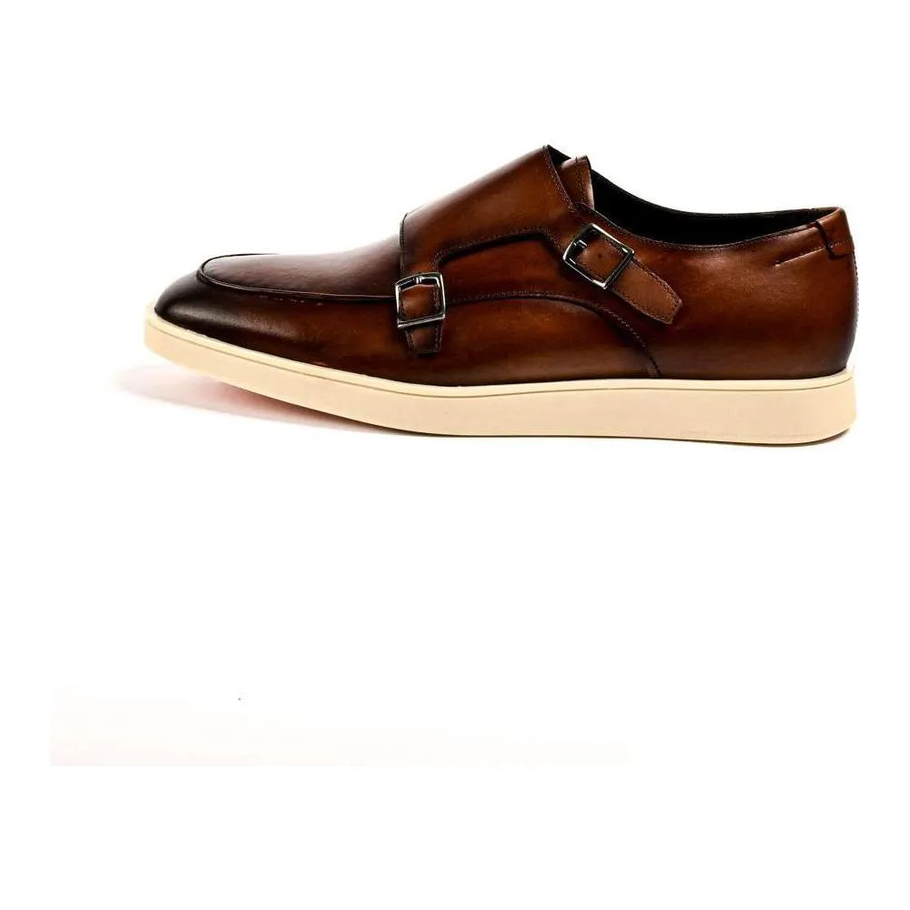 Belvedere Studio Men's Walking Leather Shoes Marcio Cognac