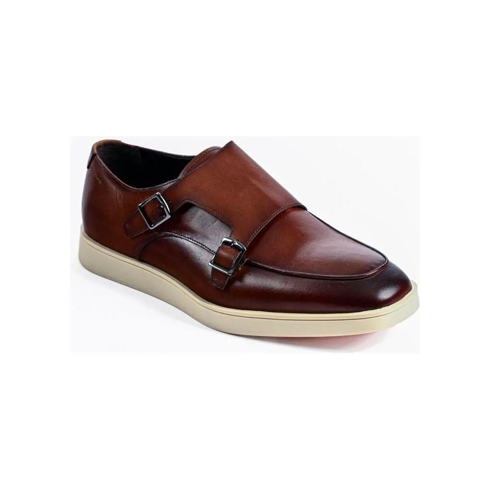 Belvedere Studio Men's Walking Leather Shoes Marcio Cognac