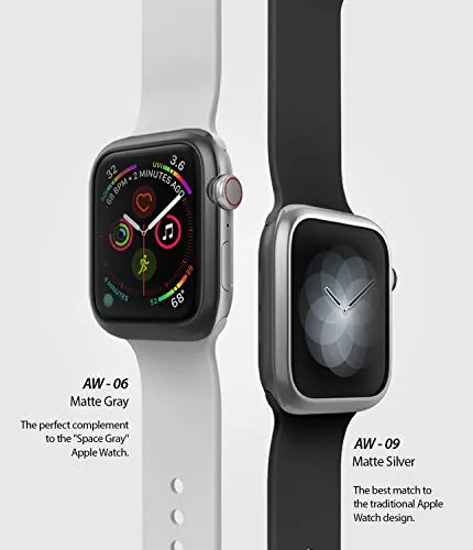 Bezel Styling for Apple Watch 42mm for Series 3 / Series 2 / Series 1 - Matte Silver (AW3-42-09) [Stainless Steel]