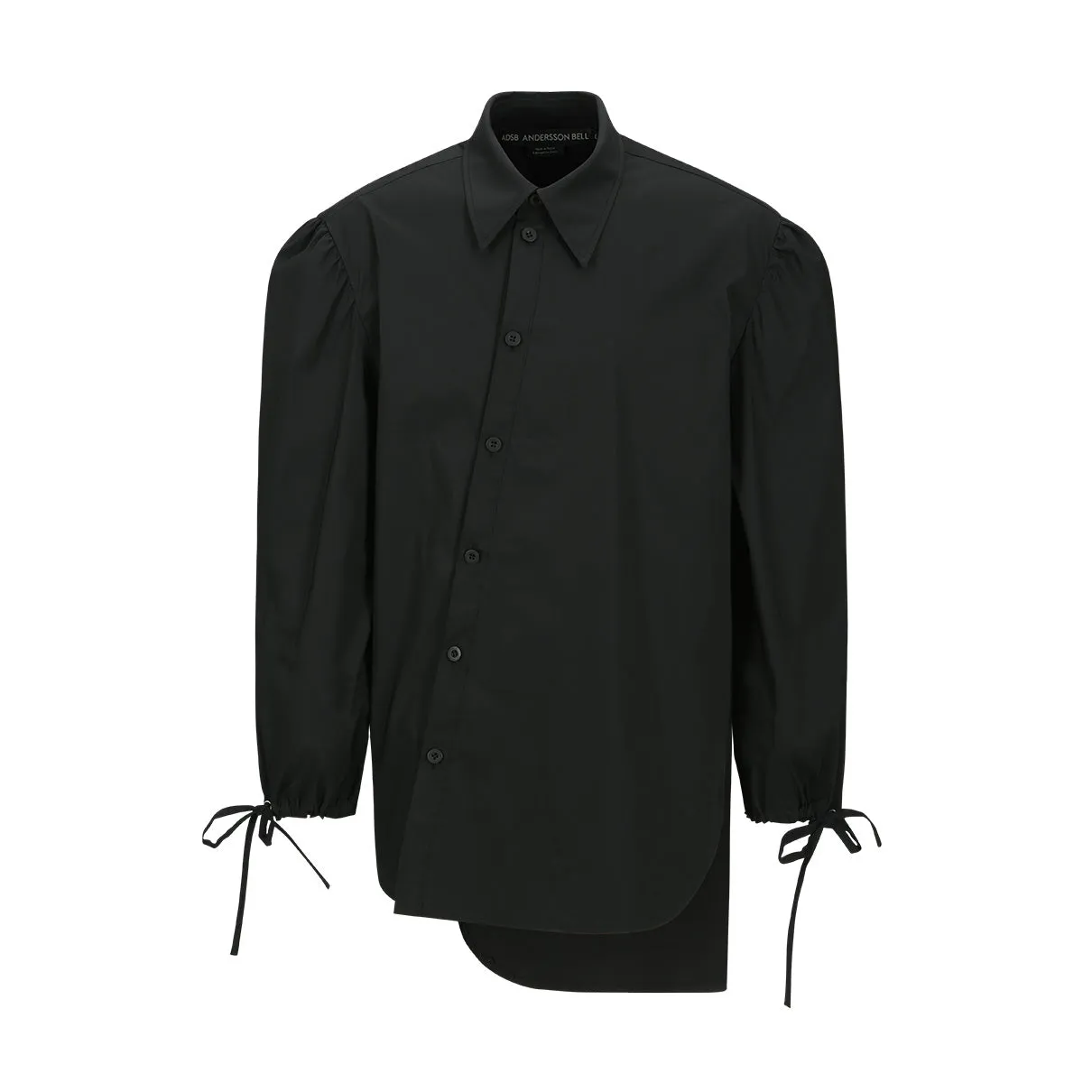 Bouquet Asymmetric Shirt 'Black'