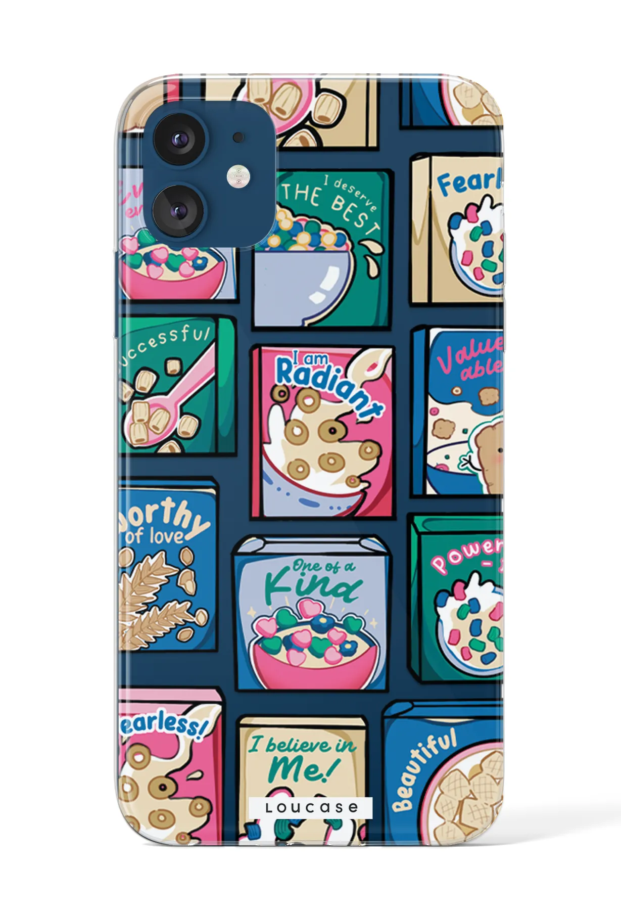 Cereal Quotes - KLEARLUX™ Special Edition Sunday Market Collection Phone Case | LOUCASE