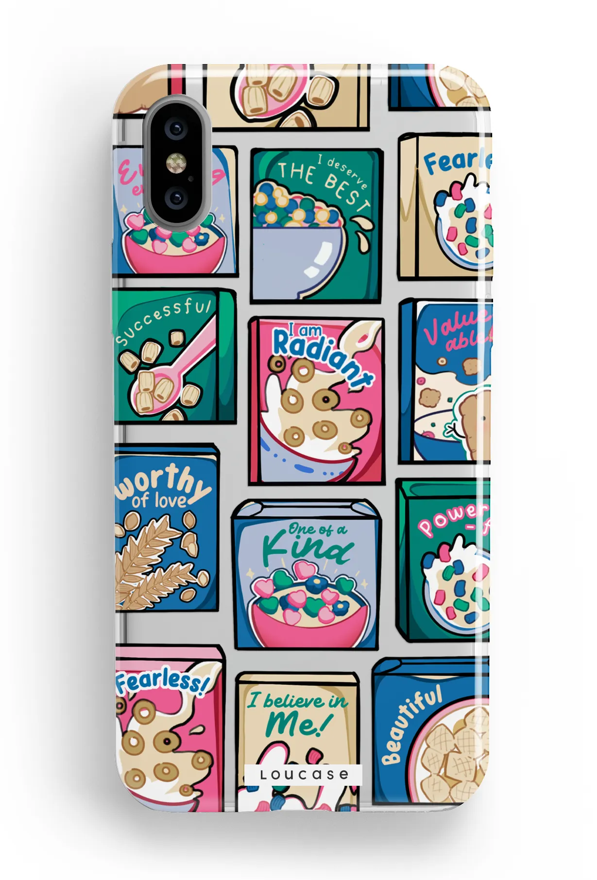 Cereal Quotes - KLEARLUX™ Special Edition Sunday Market Collection Phone Case | LOUCASE