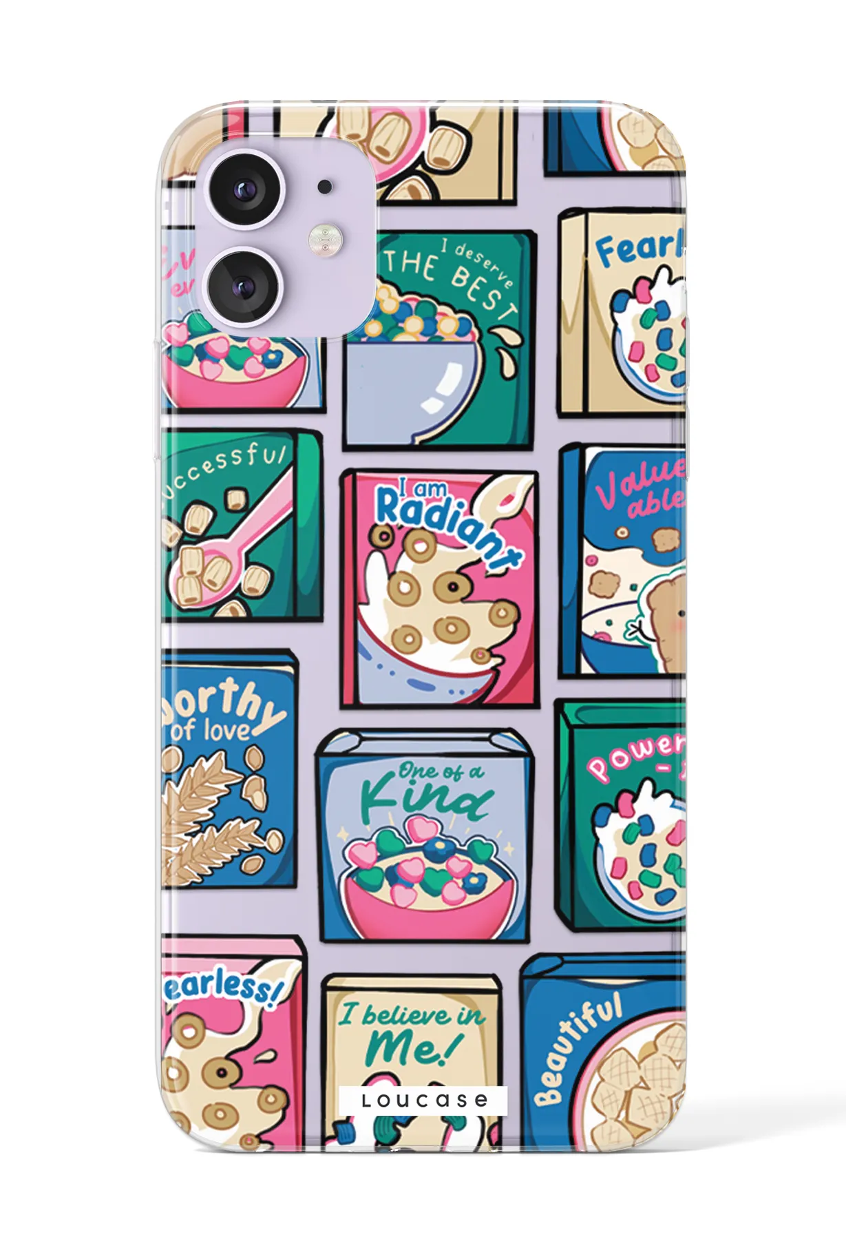 Cereal Quotes - KLEARLUX™ Special Edition Sunday Market Collection Phone Case | LOUCASE