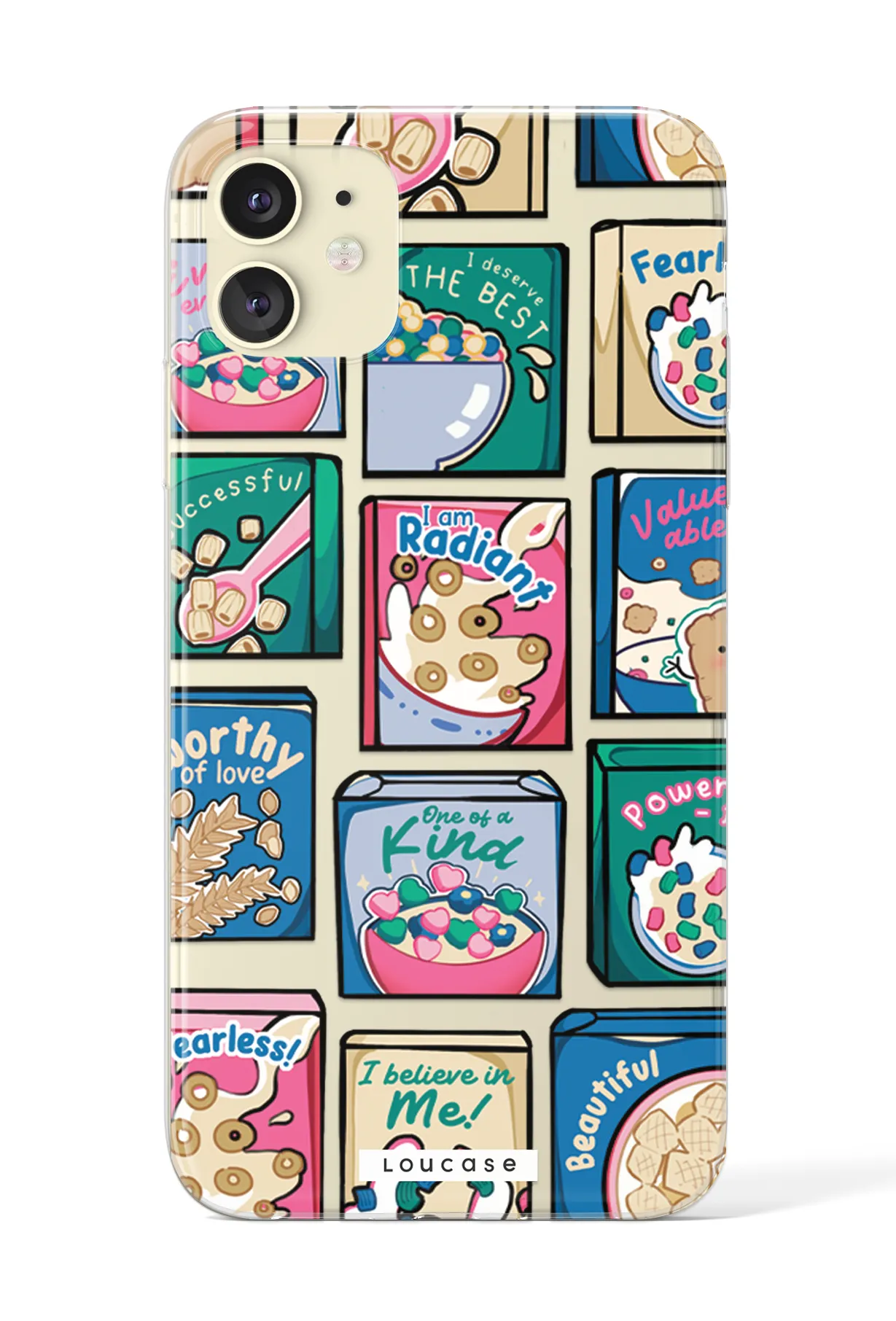 Cereal Quotes - KLEARLUX™ Special Edition Sunday Market Collection Phone Case | LOUCASE