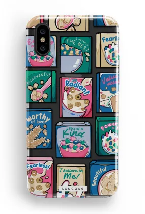 Cereal Quotes - KLEARLUX™ Special Edition Sunday Market Collection Phone Case | LOUCASE