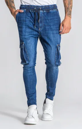 Dark Blue Core Drop Jeans