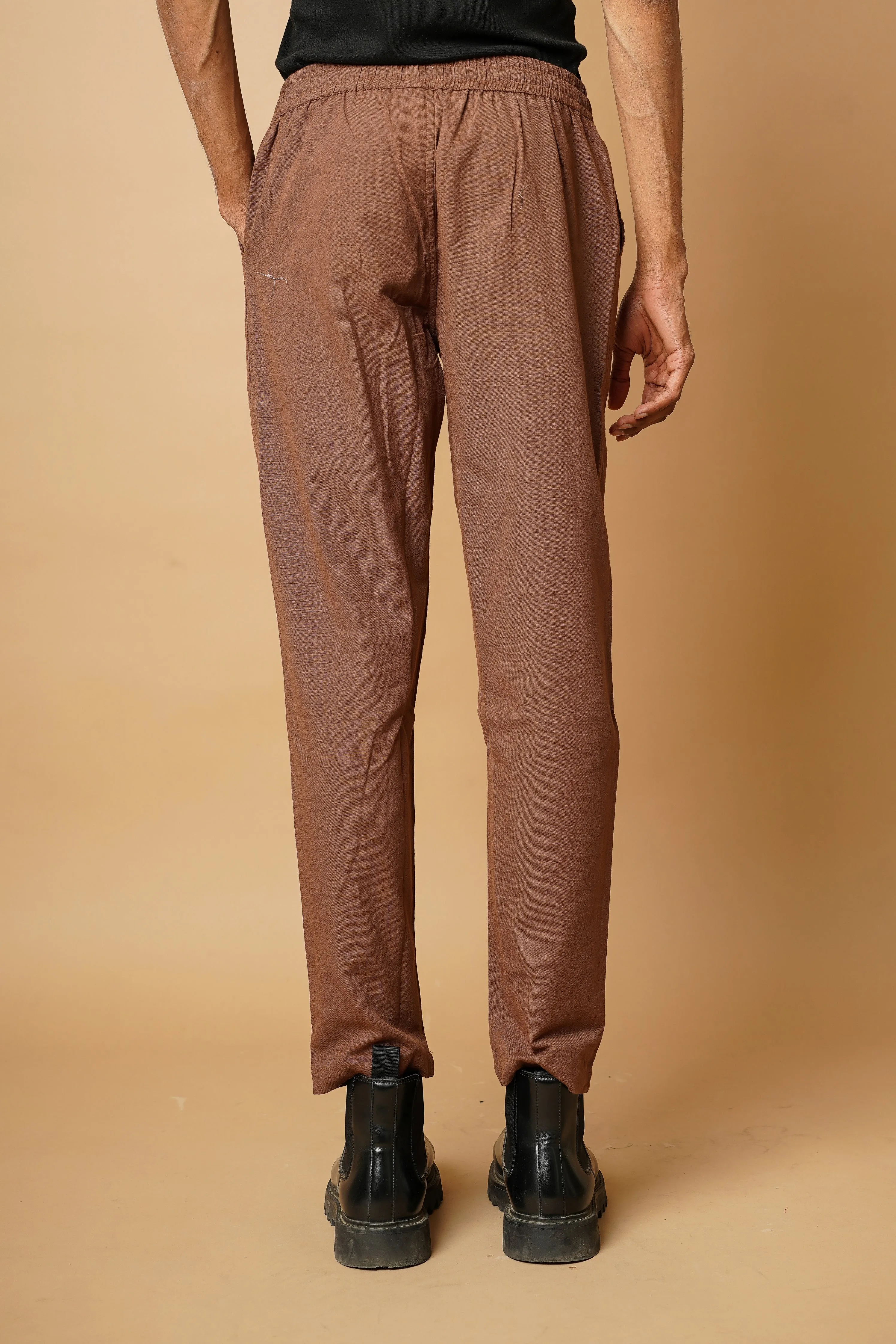 Dark Brown Men's Trousers