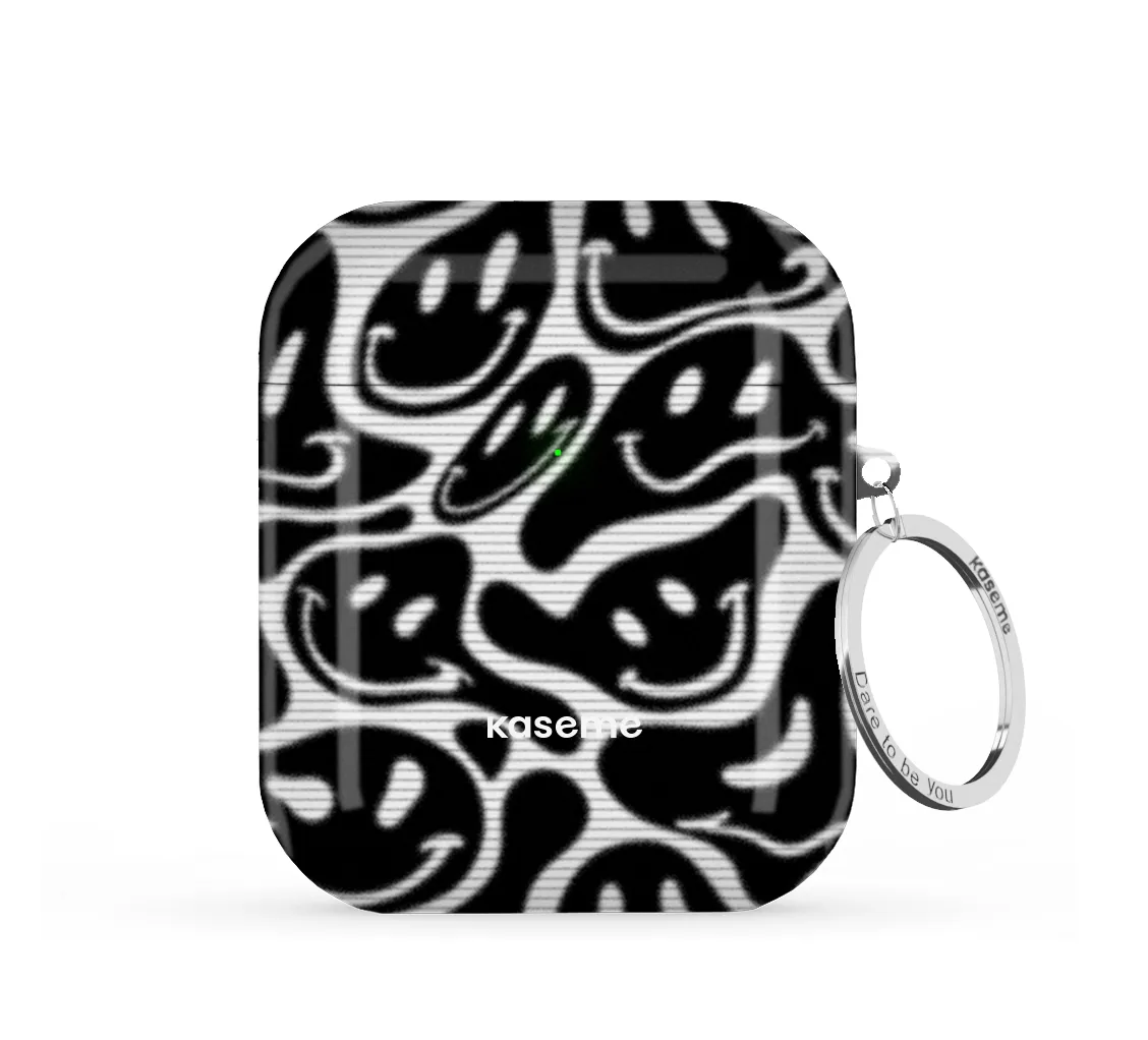 Dystopia Black AirPods Case