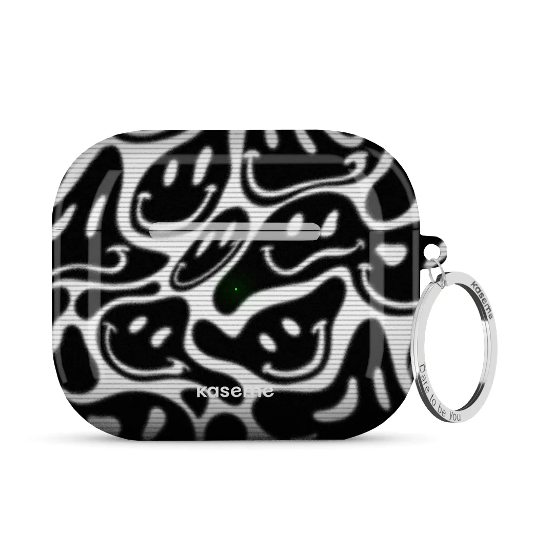 Dystopia Black AirPods Case