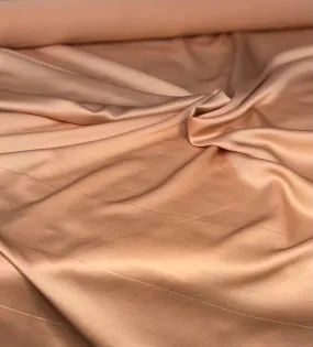 Georgette Silk - Peach - Designer