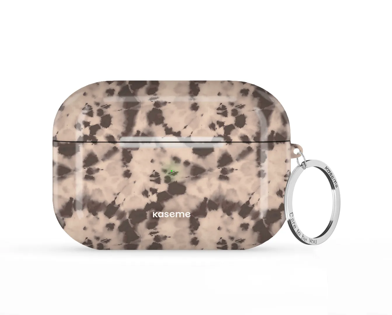 Groovy Swirls Brown AirPods Case