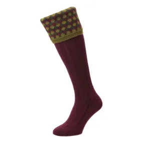 HJ Hall Hadleigh Diamond Harlequin Shooting Socks