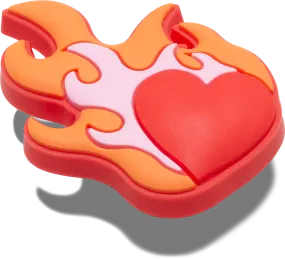 Jibbitz Unisex Heart On Fire Símbolos