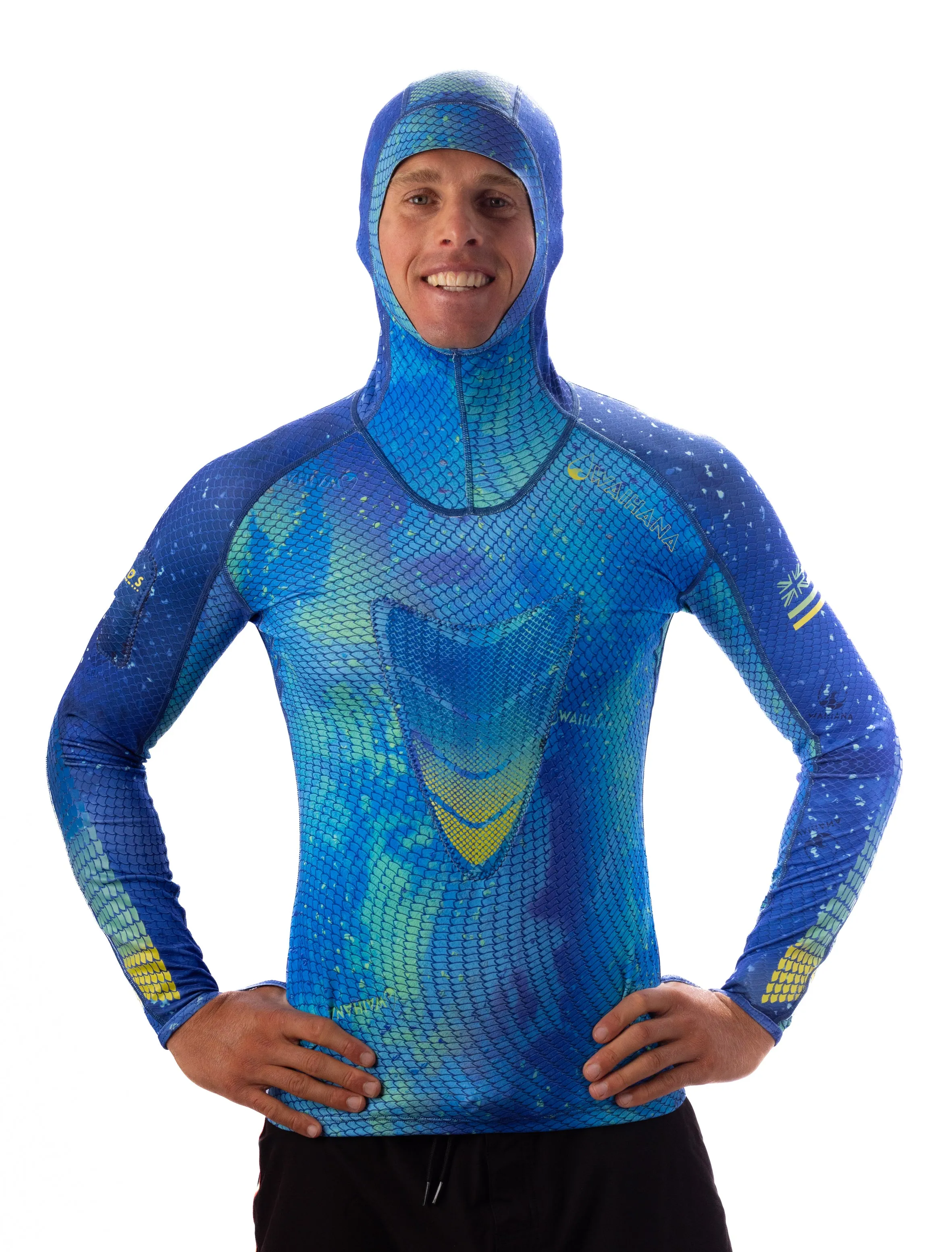 Kajiki Hooded Spearfishing Rash Guard