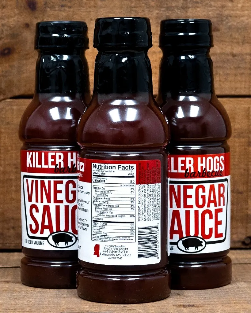 Killer Hogs The Vinegar Sauce 3 Pack