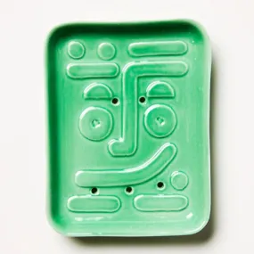 Memphis Soap Dish Green