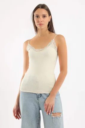 Plunge Round Neck Top