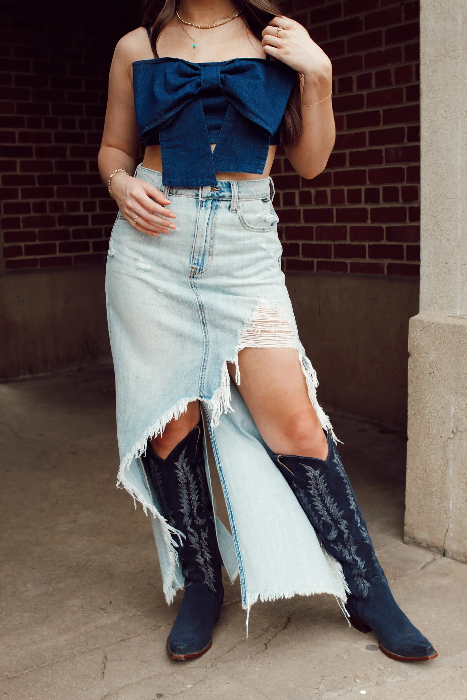 The Del Rio Denim Skirt